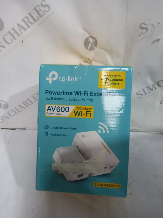 BOXED SEALED TP-LINK AC1000 POWERLINE STARTER KIT