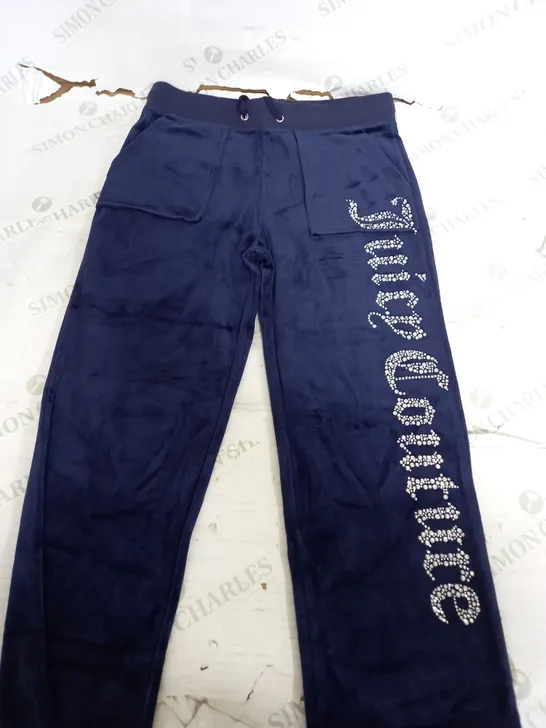 JUICY COUTURE NAVY TROUSERS - MEDIUM