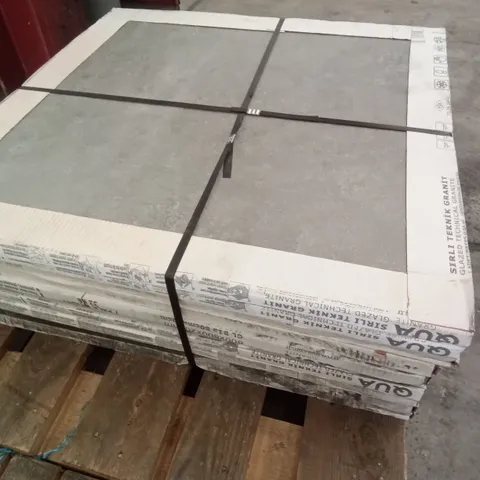 PALLET OF 10 VOGUE GREY 20MM EXTERNAL MATT PORCELAIN TILE 800×800M (6.4M²)