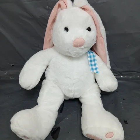 BOX OF APPROX 6 EASTER CUDDLY BUNNIES IN WHITE