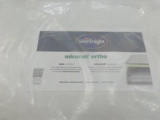 QUALITY BAGGED SILENTNIGHT MIRACOIL ORTHO DOUBLE 4'6" MATTRESS