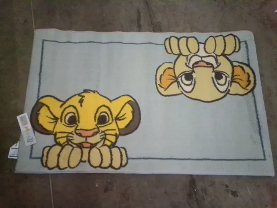 CASE OF 10 GEORGE HOME DISNEY BABY LION KING RUGS