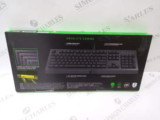 BRAND NEW BOXED RAZER CYNOSA LITE ESSENTIAL GAMING KEYBOARD