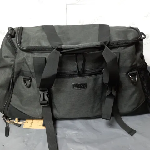 LUBARDY LARGE BLACK GYM BAG