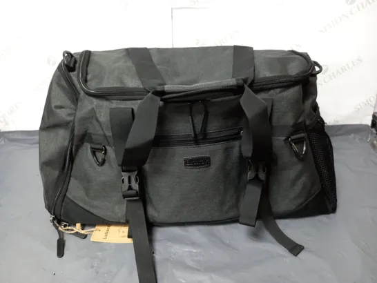 LUBARDY LARGE BLACK GYM BAG