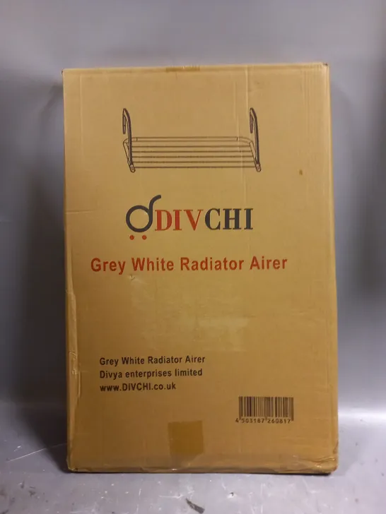 BOXED ODIVCHI GREY WHITE RADIATOR AIRER 