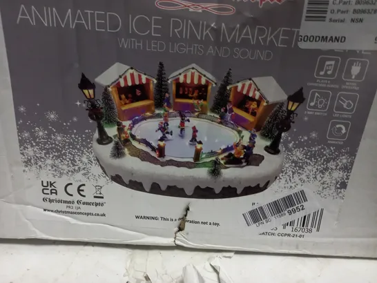 CHRISTMAS CONCEPTS ANIMATED OCE RINK MARKET WITH LED AND SOUND