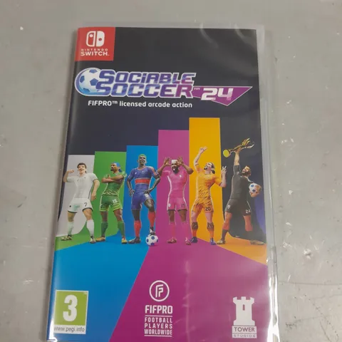 SEALED SOCIABLE SOCCER 24 FOR NINTENDO SWITCH 