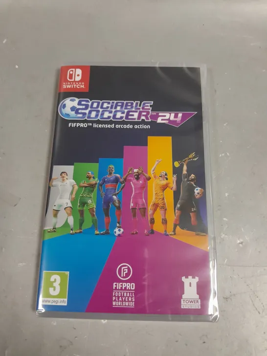 SEALED SOCIABLE SOCCER 24 FOR NINTENDO SWITCH 