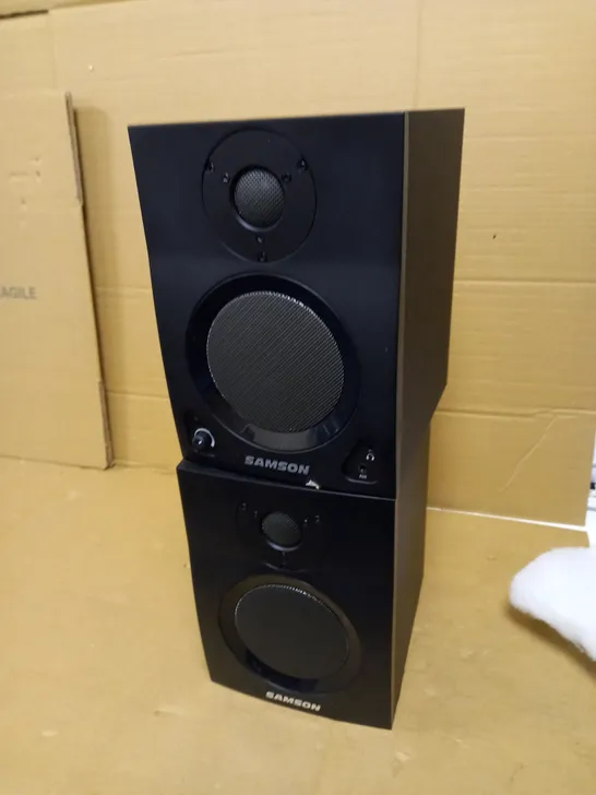 SAMSON MBT4 MEDIAONE BT4 ACTIVE STUDIO BLUETOOTH MONITOR PAIR