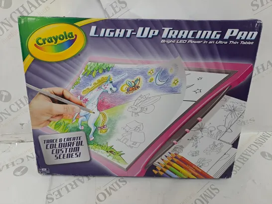 BOXED CRAYOLA LIGHT UP TRACING PAD ASSORTMENT  RRP £26.99