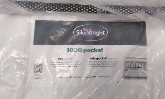 QUALITY BAGGED SILENTNIGHT ECO COMFORT POCKET SPRUNG 1000 KING SIZE 5FT MATTRESS