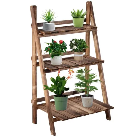 BOXED PLANT STAND - H93 X W80 X D37