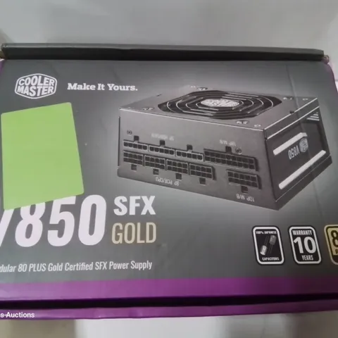 BOXED COOLER MASTER V850 SFX 80 PLUS GOLD POWER SUPPLY UNIT