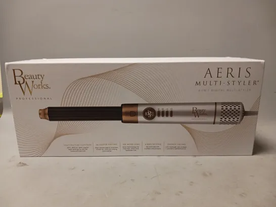 BOXED BEAUTY WORKS AERIS MULTI-STYLER 6-IN-1 DIGITAL MULTI-STYLER 