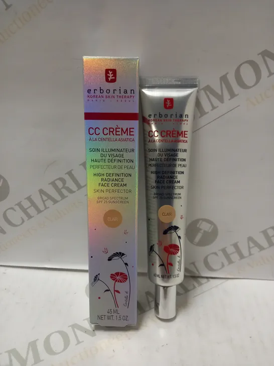 ERBORIAN CC CREAM WITH CENTELLA ASIATICA 45ML - FAIR 