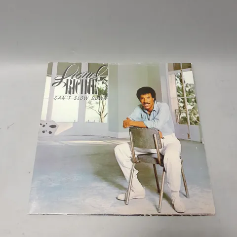 LIONEL RICHIE CANT SLOW DOWN VINYL