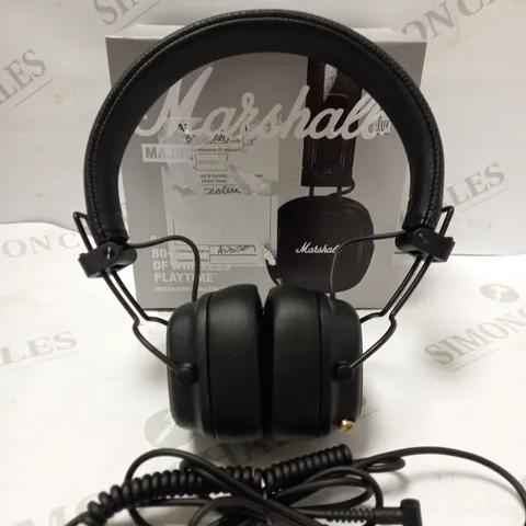 MARSHALL MAJOR IV FOLD WIRELESS HEADPHONES, BLACK