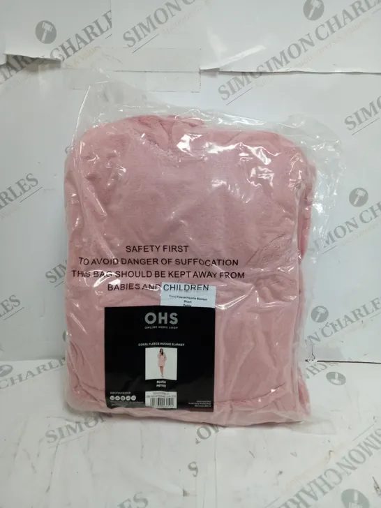 OHS FLEECE HOODED BLANKET 