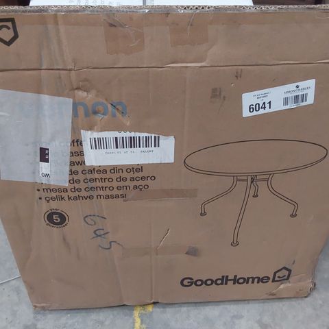 BOXED GOODHOME VERNON METAL CAFE TABLE