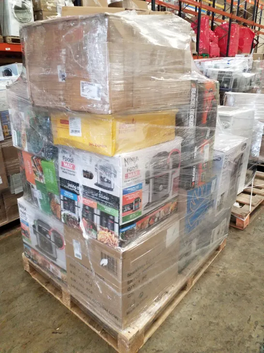 PALLET OF APPROXIMATELY 22 UNPROCESSED RAW RETURN HOUSEHOLD AND ELECTRICAL GOODS TO INCLUDE;