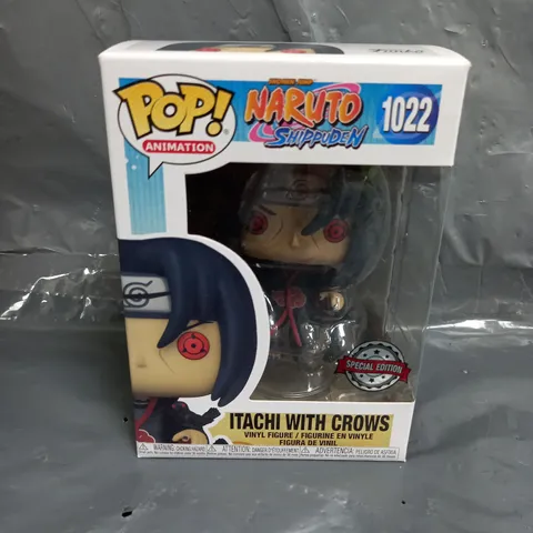 POP! ANIMATION SHONEN JUMP NARUTO SHIPPUDEN - ITACHI WITH CROWS VINYL FIGURE - 1022 - SPECIAL EDITION