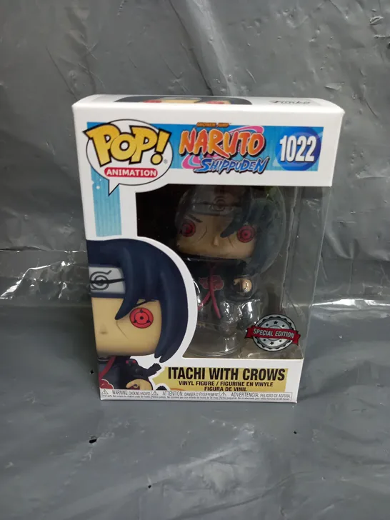 POP! ANIMATION SHONEN JUMP NARUTO SHIPPUDEN - ITACHI WITH CROWS VINYL FIGURE - 1022 - SPECIAL EDITION