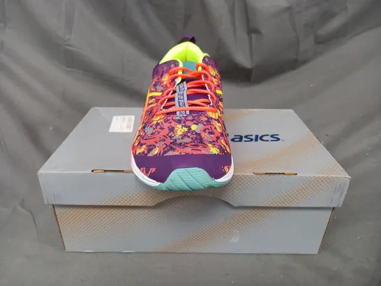 BOXED PAIR OF ASICS GEL-HYPER SHOES IN MULTICOLOUR UK SIZE 9