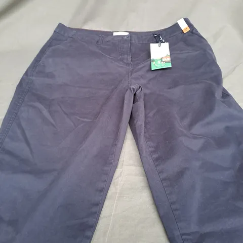 JOULES HESFORD NAVY TROUSERS - UK 14