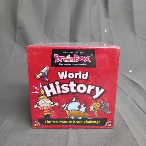 SEALED BRAINBOX WORLD HISTORY BRAIN CHALLENGE GAME 