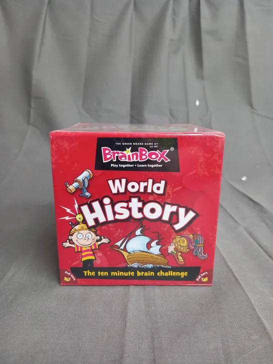 SEALED BRAINBOX WORLD HISTORY BRAIN CHALLENGE GAME 