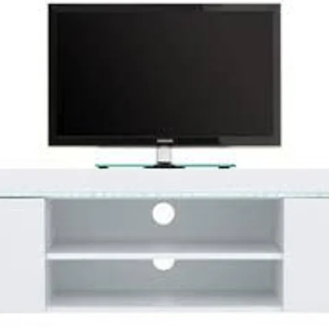 BOXED ATLANTIC WHITE TV UNIT (1 BOX)