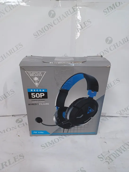 TURTLE BEACH RECON 50P WIRED PS5/PS4 GAMING HEADSET 