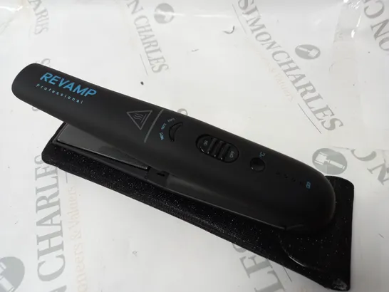 UNBOXED REVAMP PROGLOSS LIBERATE LIGHTWEIGHT AND COMPACT PORTABLE CORDLESS STRAIGHTENER