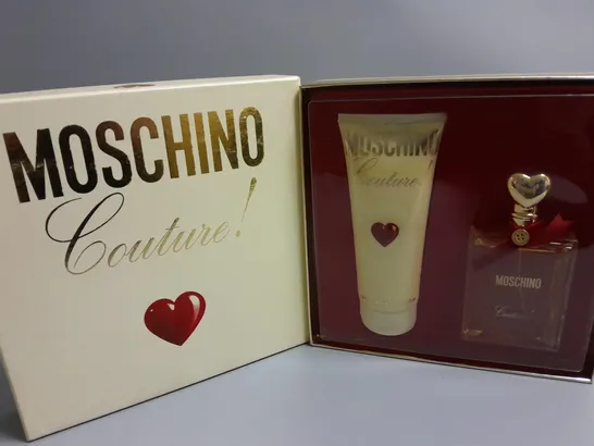 BOXED MOSCHINO COUTURE 2-PIECE BOX SET