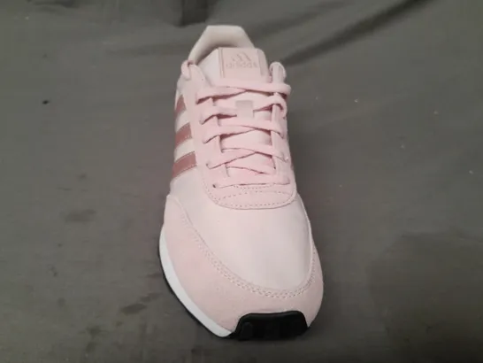 BOXED PAIR OF ADIDAS RUN 60S 3.0 SHOES IN PINK UK SIZE 6