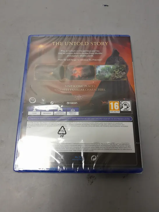 24 BOXED AND SEALED THE LORD OF THE RINGS: GOLLUM (PS4)