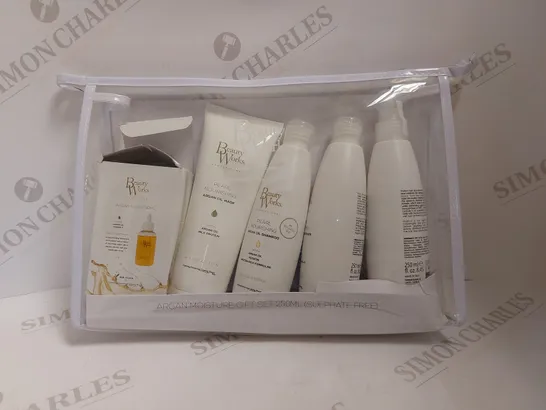 BOXED BEAUTY WORKS PROFESSIONAL ARGAN MOISTURE GIFT SET