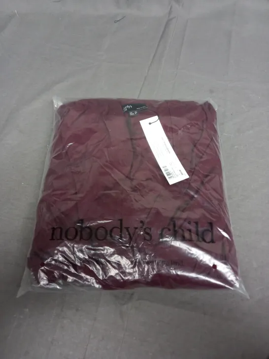 SEALED NOBODYS CHILD STARLIGHT MIDAXI DRESS IN PLANE LINEN PURPLE - UK 10