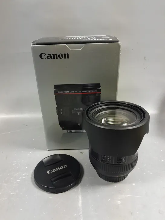 BOXED CANON EW-83L 24-70MM CAMERA LENS 