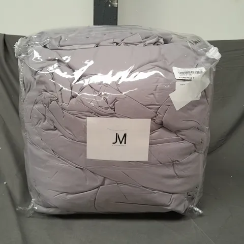 JM BY JULIEN MACDONALD GLITTER BURST BEDSPREAD AND SHAMS IN GREY