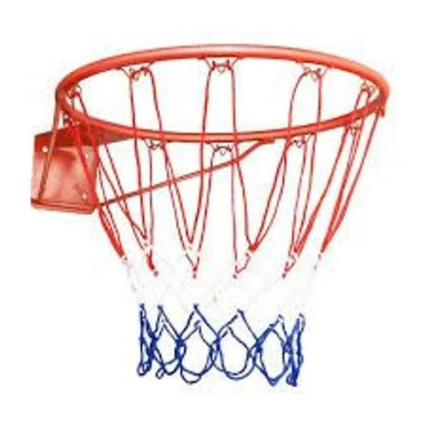 BOXED COSTWAY INDOOR BASKETBALL BASKET MINI BASKETBALL BASKET WITH RING AND NET FOR DOOR AND WALL MOUNTING (1 BOX)