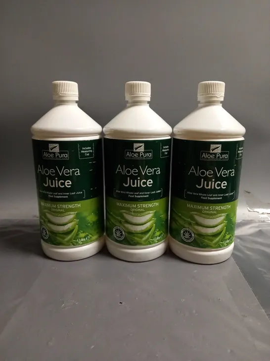 ALOE PURA X3 ALOE VERA JUICE 1L