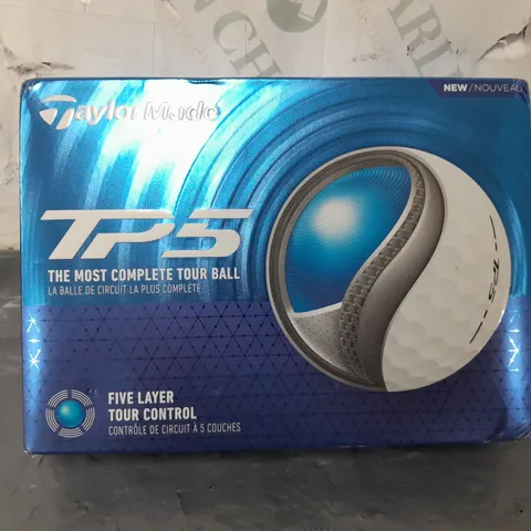 BOXED TAYLORMADE TP5 GOLF BALLS (QTY:12)