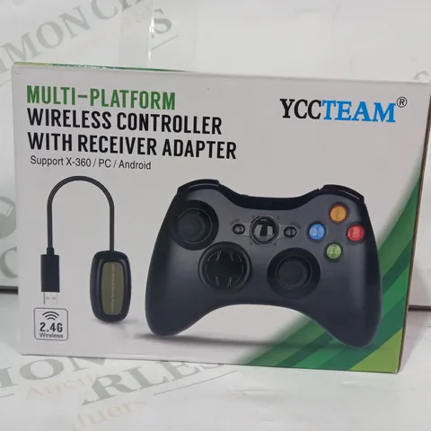 YCC TEAM MULTI-PLATFORM WIRELESS CONTROLLER WITH RECEIVER ADAPTER