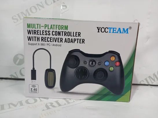 YCC TEAM MULTI-PLATFORM WIRELESS CONTROLLER WITH RECEIVER ADAPTER