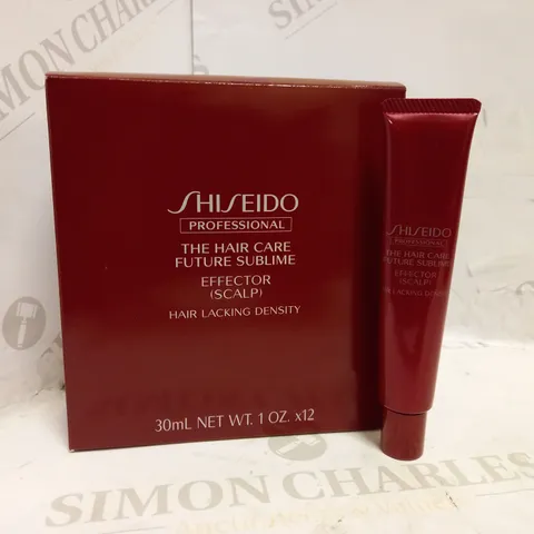 SHISEIDO THE HAIR CARE FUTURE SUBLIME EFFECTOR SCALP TREATMENT (12PCS X 30ML)