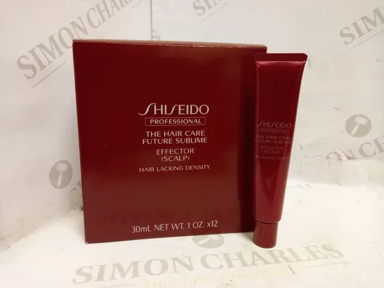 SHISEIDO THE HAIR CARE FUTURE SUBLIME EFFECTOR SCALP TREATMENT (12PCS X 30ML)