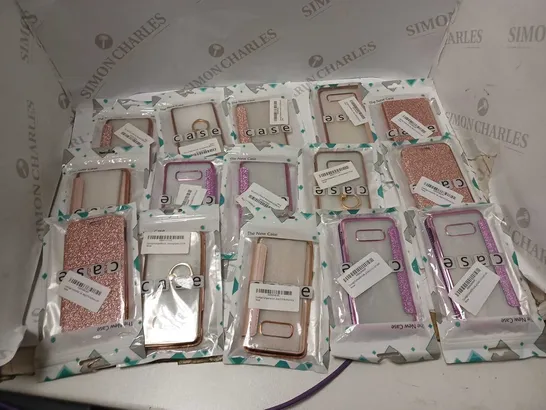 ASSORTED LOT OF 20 PHONE CASES TO INCLUDE DIFFERENT COLOURS AND STYLES 