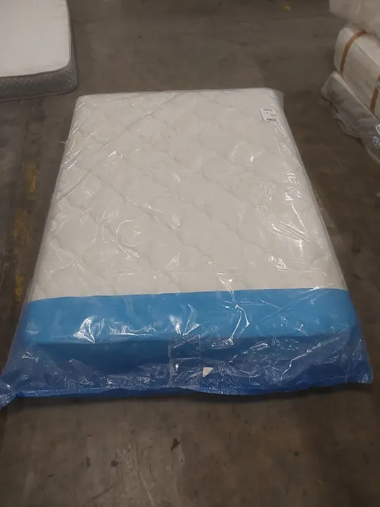 BAGGED DESIGNER DOUBLE 135cm AIRSPRUNG LUXURY QUILTED MEDIUM MATTRESS RRP £229